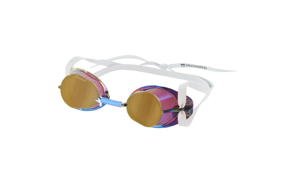 Lentes Suecos Malmsten Metallic, Oro - Barlovento natación