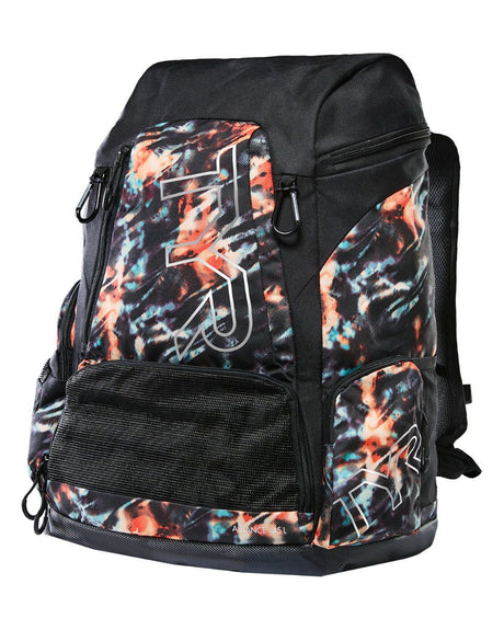Mochila de natación TYR Alliance 45 Lts - Orange/Aqua - Barlovento natación