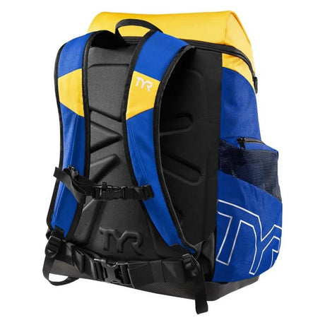 Mochila de natación TYR Alliance 45 Lts - Royal/Gold - Barlovento natación