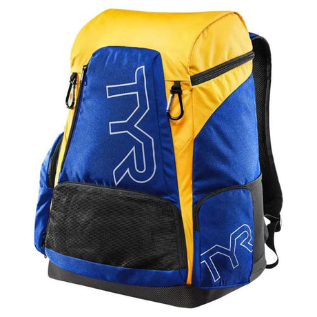 Mochila de natación TYR Alliance 45 Lts - Royal/Gold - Barlovento natación