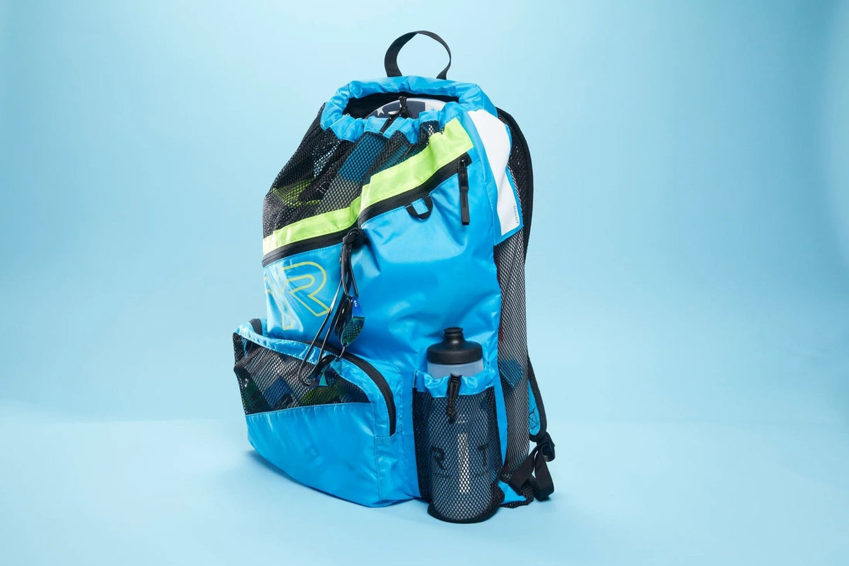 Mochila de Natacion TYR Elite Team Mesh 40 lts - B/Y - Barlovento natación