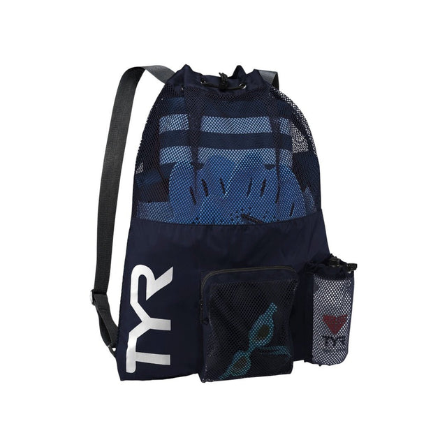 Mochila TYR Big Mesh Mummy - Navy - Barlovento natación