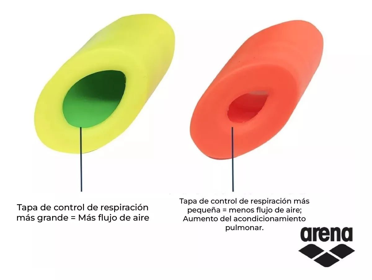 Snorkel Arena Swim Pro - Negro - Barlovento natación
