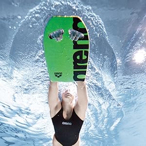 Tabla de natación Arena - Verde/negro - Barlovento natación