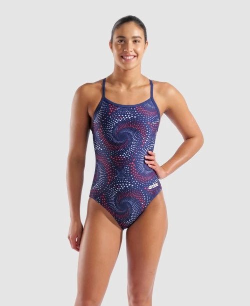 Traje de baño Arena Fireflow Challange - Azul Marino - Barlovento natación