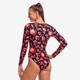 Traje de baño Funkita, Long Shot One Piece - Acacia Rose - Barlovento natación