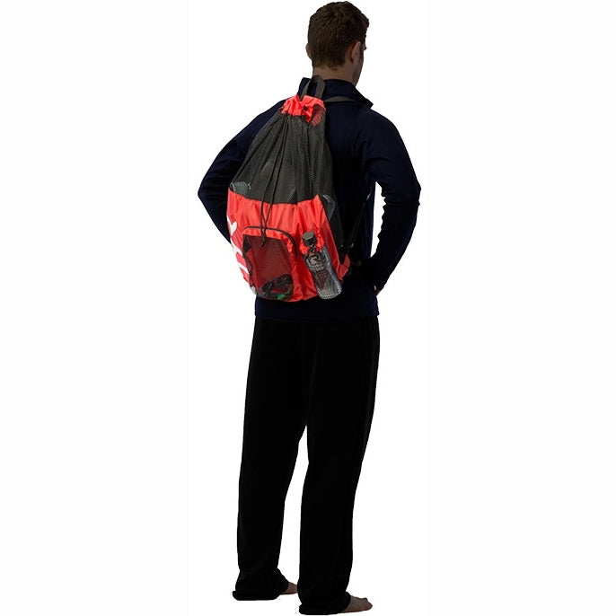 Mochila TYR Big Mesh Mummy - Fluor yellow